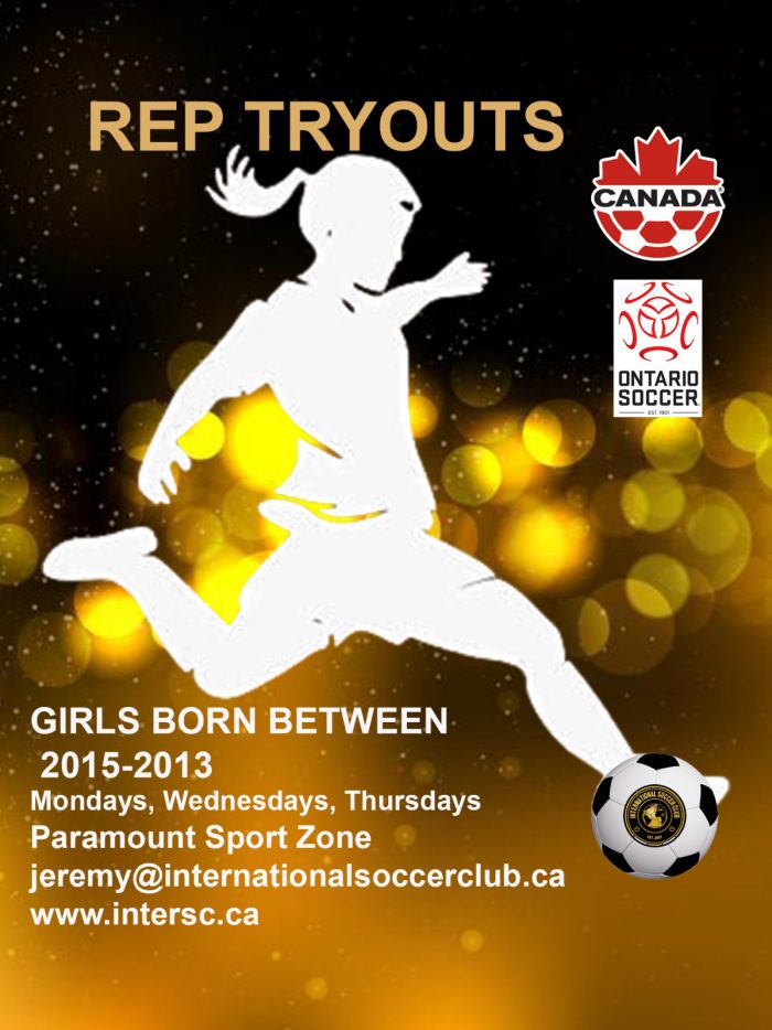 Rep Tryouts for girls